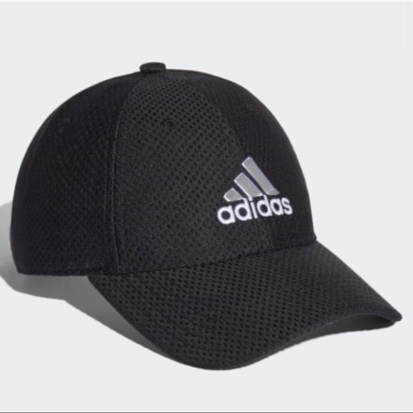 adidas Accessories - Adidas Climate Black Mesh Logo Cap